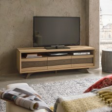 Cadell Aged Oak Entertainment Unit