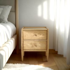 Ercol Winslow 2 Drawer Bedside Chest Ercol Winslow 2 Drawer Bedside Chest