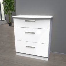 Knightsbridge 3 Drawer Deep Chest Knightsbridge 3 Drawer Deep Chest