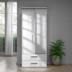 Knightsbridge 2ft6 2 Drawer Robe Knightsbridge 2ft6 2 Drawer Robe