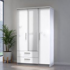 Knightsbridge Triple 2 Drawer Mirror Robe Knightsbridge Triple 2 Drawer Mirror Robe