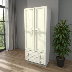 Pembroke 2ft6 2 Drawer Robe