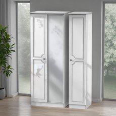 Pembroke Tall Triple Mirror Robe