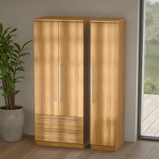 Sherwood Triple 2 Drawer Robe Sherwood Triple 2 Drawer Robe