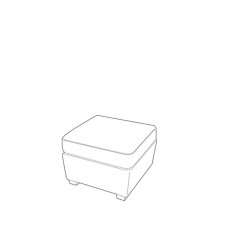 Westbridge Storage Stool in Fabric Westbridge Storage Stool in Fabric