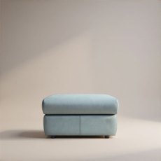 Harper Footstool in Leather