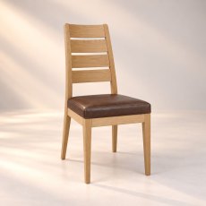 Ercol Romana Dining Chair in Leather Ercol Romana Dining Chair in Leather