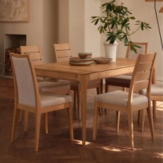 Ercol Romana Padded Back Dining Chair in Leather Ercol Romana Padded Back Dining Chair in Leather