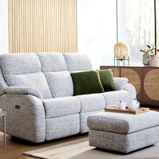G Plan Kingsbury 3 Seater Double Recliner in Fabric G Plan Kingsbury 3 Seater Double Recliner in Fabric