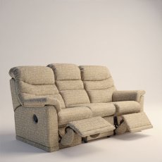 G Plan Malvern 3 Seater (3 Cushion) Double Recliner in Fabric
