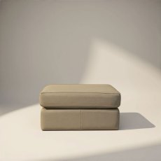 Seattle Footstool in Leather