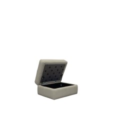 G Plan Seattle Storage Footstool in Leather