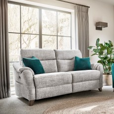 G Plan Hurst Small Sofa Double Recliner in Fabric