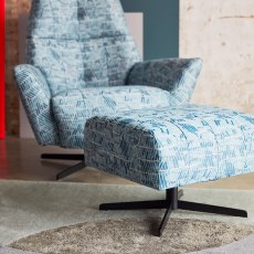 Jay Blades x G Plan Peabody Footstool in Fabric