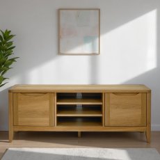 Chester Oak Entertainment Unit