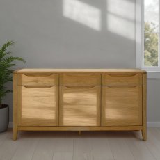Chester Oak Wide Sideboard Chester Oak Wide Sideboard