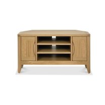 Chester Oak Corner Entertainment Unit Chester Oak Corner Entertainment Unit