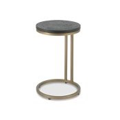 Chevron Peppercorn Ash Sofa Table