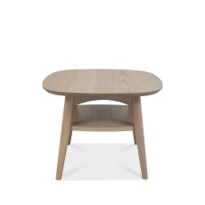 Dansk Scandi Oak Lamp Table with Shelf