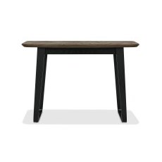 Emerson Weathered Oak & Peppercorn Console Table Emerson Weathered Oak & Peppercorn Console Table