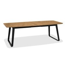 Emerson Rustic Oak & Peppercorn 6-8 Extension Dining Table Emerson Rustic Oak & Peppercorn 6-8 Extension Dining Table