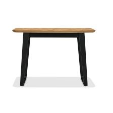 Emerson Rustic Oak & Peppercorn Console Table Emerson Rustic Oak & Peppercorn Console Table