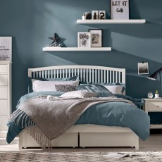 Ashby White 135cm Slatted Bedstead