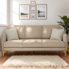 Ercol Aosta Medium Sofa in Leather Ercol Aosta Medium Sofa in Leather