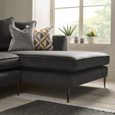 Sophia Large Chaise Sofa in Fabric