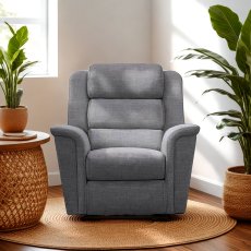 Colorado Power Recliner Armchair with USB Port Fabric Colorado Power Recliner Armchair with USB Port Fabric
