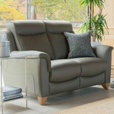 Manhattan Double Power Recliner 2 Seater Sofa with USB Port - Single Motors in Fabric