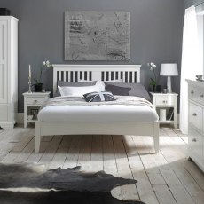 Hampstead White 90cm Bedstead