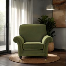Burghley Armchair with Powered Footrest in Fabric Burghley Armchair with Powered Footrest in Fabric