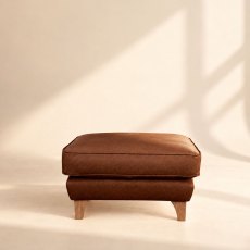 Ercol Enna Footstool in Leather Ercol Enna Footstool in Leather