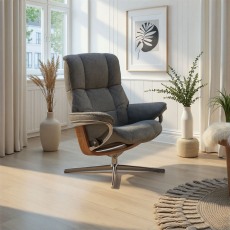 Stressless Mayfair Chair in Fabric, Cross Base