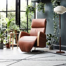 Ercol Noto Recliner Chair in Leather