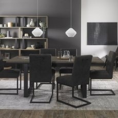 Tivoli Weathered Oak 4-6 Dining Table