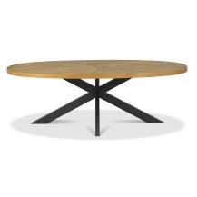 Ellipse Rustic Oak 8 Seater Dining Table Ellipse Rustic Oak 8 Seater Dining Table