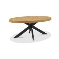Ellipse Rustic Oak Large Coffee Table