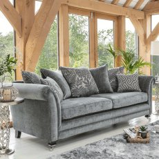 Lowry 3 Seater Sofa (Pillow Back) Lowry 3 Seater Sofa (Pillow Back)