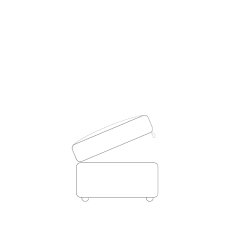 Lowry Storage Stool Lowry Storage Stool