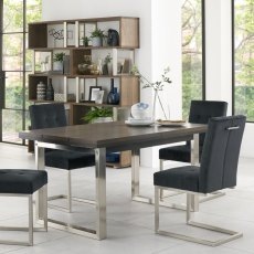 Tivoli Dark Oak 4-6 Dining Table Tivoli Dark Oak 4-6 Dining Table