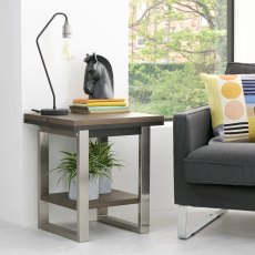 Tivoli Dark Oak Lamp Table