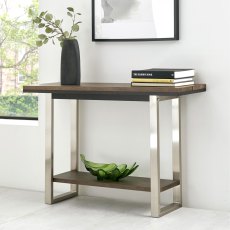 Tivoli Dark Oak Console Table