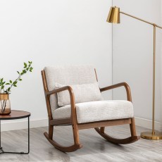 Inca Rocking Armchair in Fabric Inca Rocking Armchair in Fabric