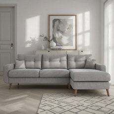 Kent Large Chaise Sofa in Fabric