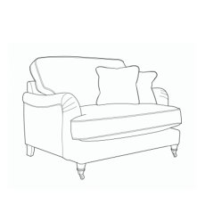 Dorchester Love Chair in Fabric Dorchester Love Chair in Fabric