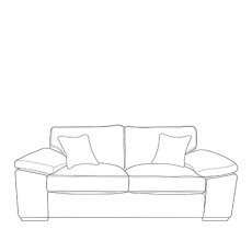 Jade 3 Seater Sofa in Fabric Jade 3 Seater Sofa in Fabric