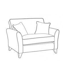 Tiffany Love Chair in Fabric