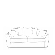 Hannah 3 Seater Sofa in Fabric Hannah 3 Seater Sofa in Fabric